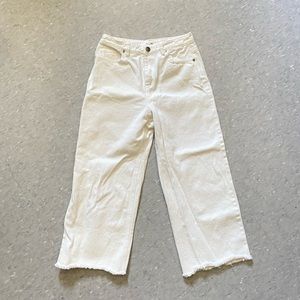 White Straight Leg Jeans
